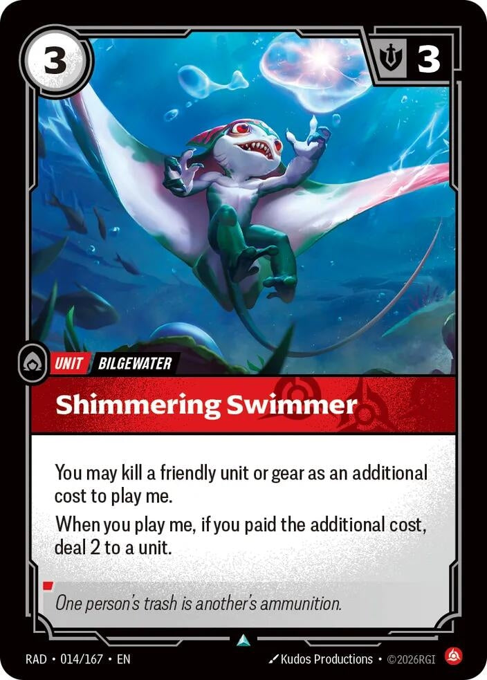 Image for Shimmering Swimmer (014/167) (Radiance) (RAD) - Riftbound: League of Legends Trading Card Game