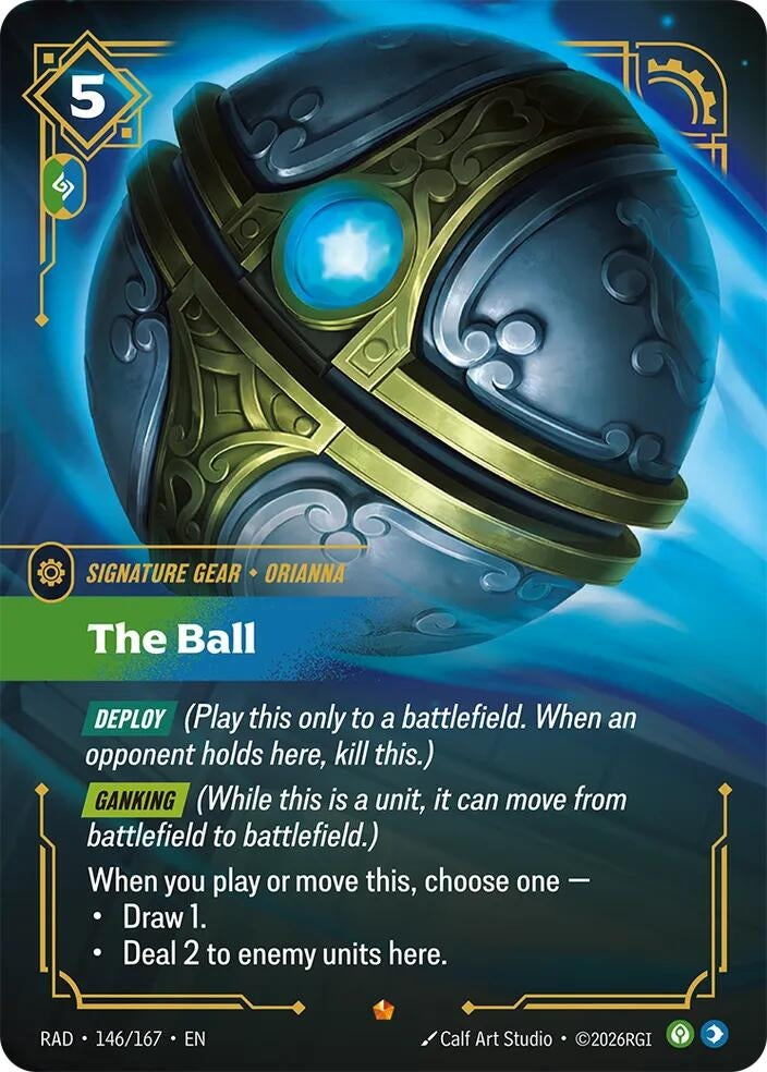 Image for The Ball (146/167) (Radiance) (RAD) - Riftbound: League of Legends Trading Card Game