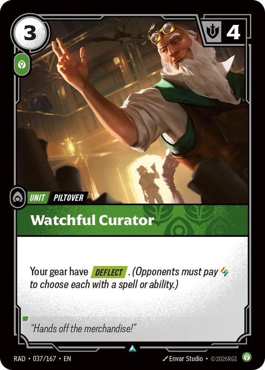 Image for Watchful Curator (037/167) (Radiance) (RAD) - Riftbound: League of Legends Trading Card Game
