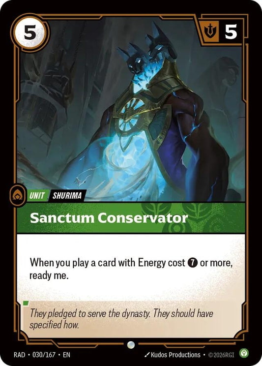 Image for Sanctum Conservator (030/167) (Radiance) (RAD) - Riftbound: League of Legends Trading Card Game