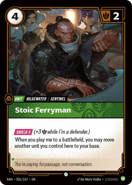 Image for Stoic Ferryman (031/167) (Radiance) (RAD) - Riftbound: League of Legends Trading Card Game
