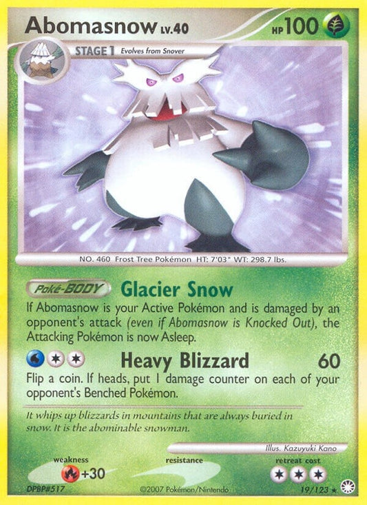Image for Abomasnow (19/123) (Mysterious Treasures) - Pokemon