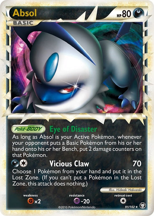 Image for Absol (Prime) (91/102) (Triumphant) - Pokemon