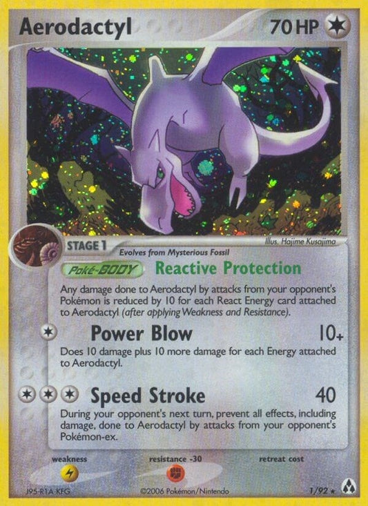 Image for Aerodactyl (1/92) (Legend Maker) - Pokemon