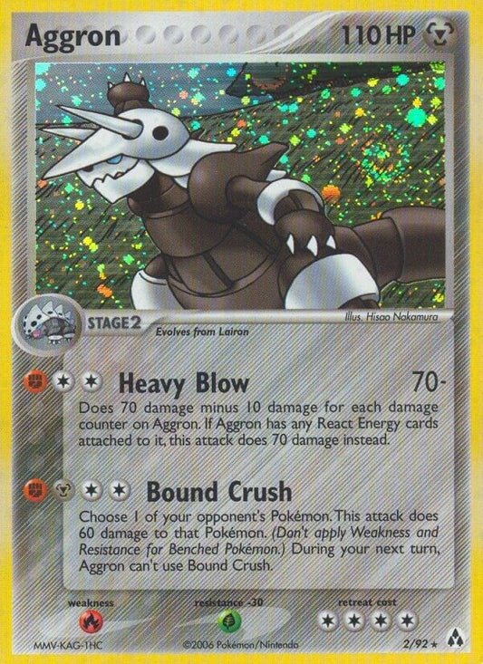 Image for Aggron (2/92) (Legend Maker) - Pokemon