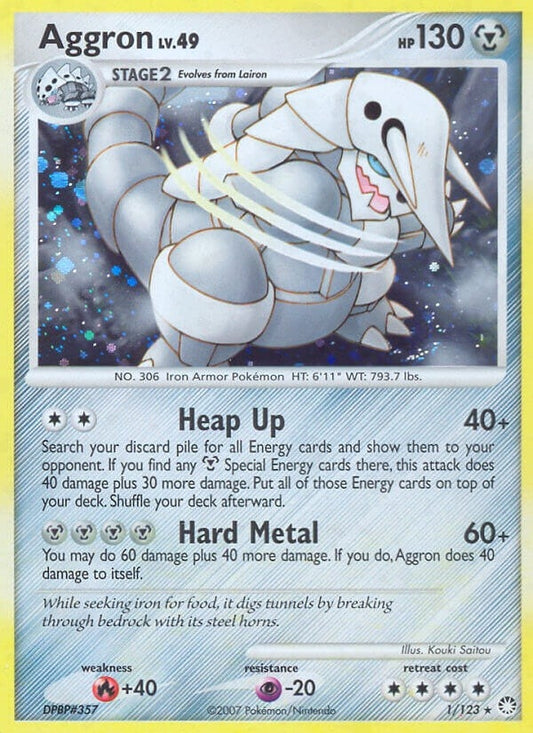 Image for Aggron (1/123) (Mysterious Treasures) - Pokemon