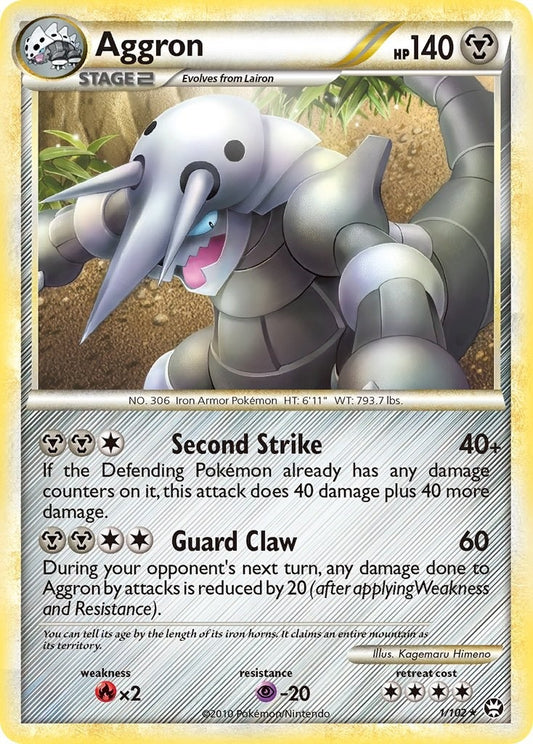 Image for Aggron (1/102) (Triumphant) - Pokemon