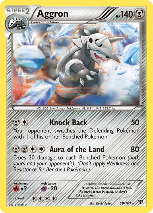 Image for Aggron (59/101) (Plasma Blast) - Pokemon