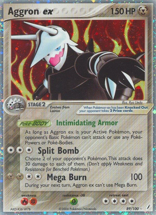 Image for Aggron ex (89/100) (Crystal Guardians) - Pokemon