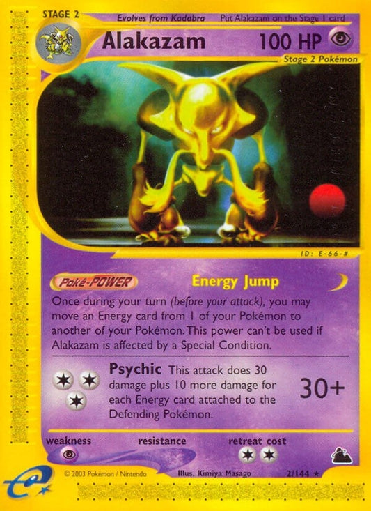 Image for Alakazam (2) (002/144) (Skyridge) - Pokemon