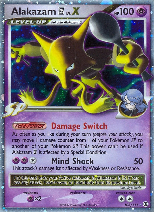 Image for Alakazam E4 Lv.X (103/111) (Rising Rivals) - Pokemon