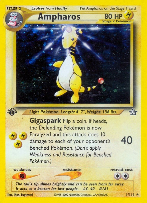 Image for Ampharos (001/111) (Neo Genesis) - Pokemon