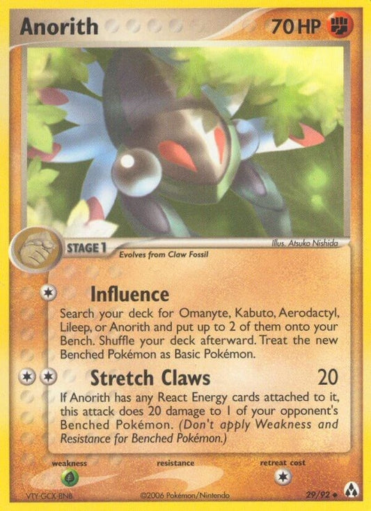 Image for Anorith (29/92) (Legend Maker) - Pokemon