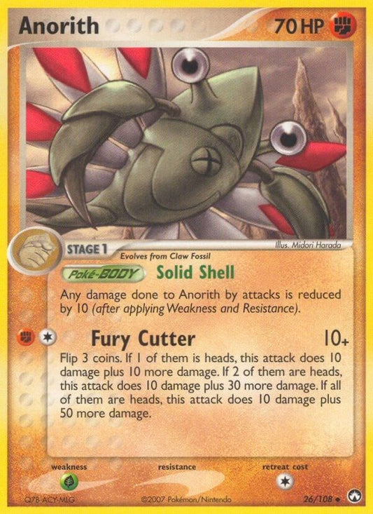 Image for Anorith (26/108) (Power Keepers) - Pokemon