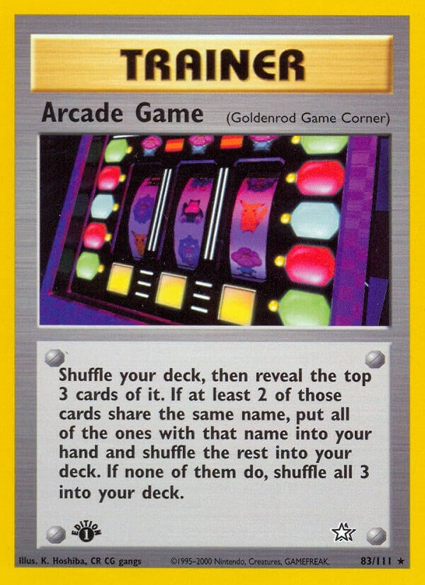 Image for Arcade Game (Goldenrod Game Corner) (083/111) (Neo Genesis) - Pokemon