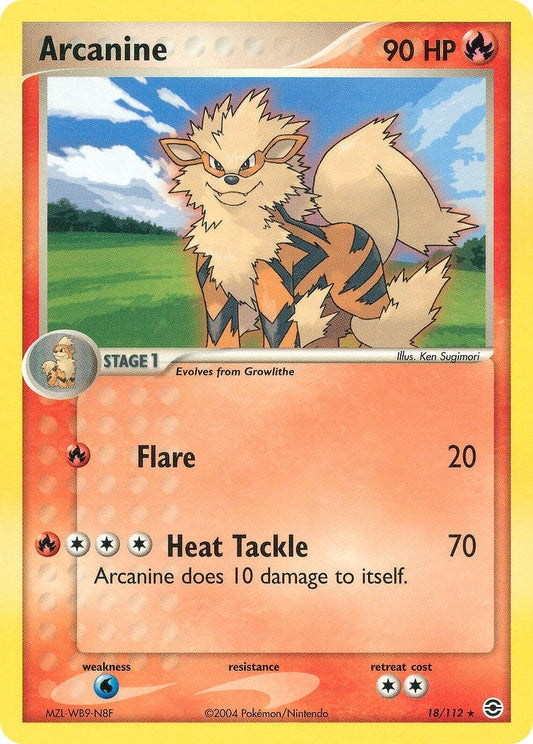 Image for Arcanine (18/112) (FireRed & LeafGreen) - Pokemon
