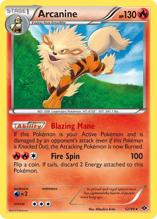 Image for Arcanine (12) (12/99) (Next Destinies) - Pokemon
