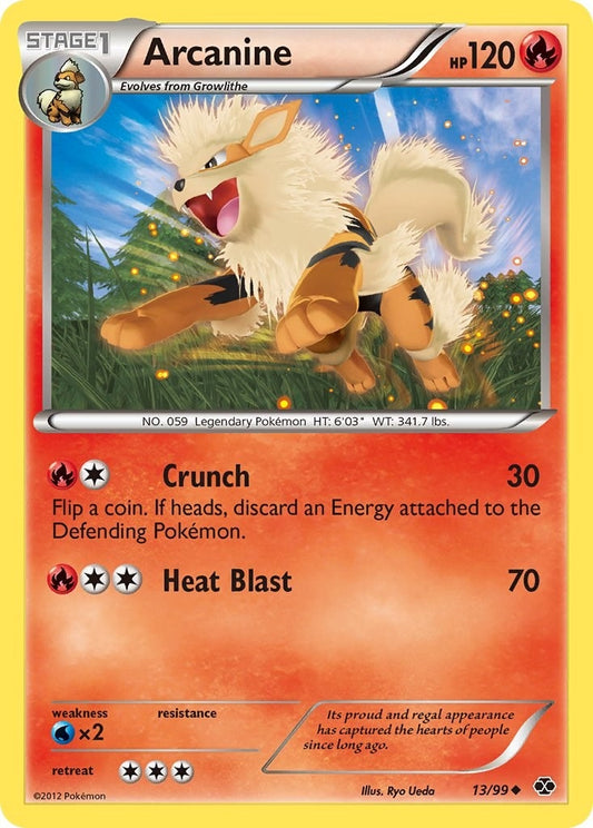 Image for Arcanine (13) (13/99) (Next Destinies) - Pokemon