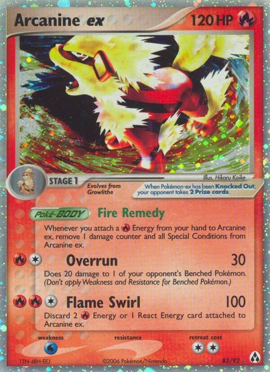 Image for Arcanine ex (83/92) (Legend Maker) - Pokemon