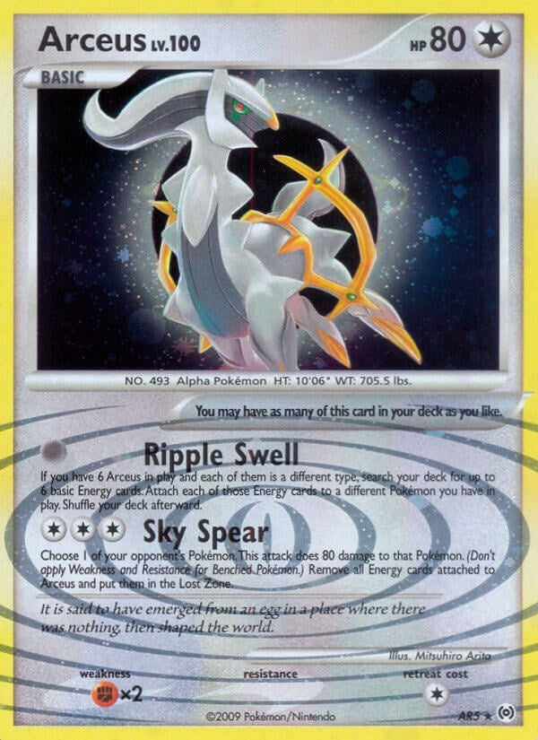 Image for Arceus (AR5) (AR5) (Arceus) - Pokemon