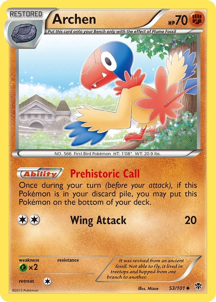Image for Archen (53/101) (Plasma Blast) - Pokemon