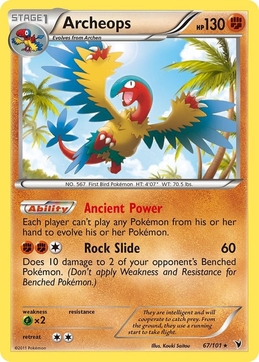 Image for Archeops (67/101) (Noble Victories) - Pokemon