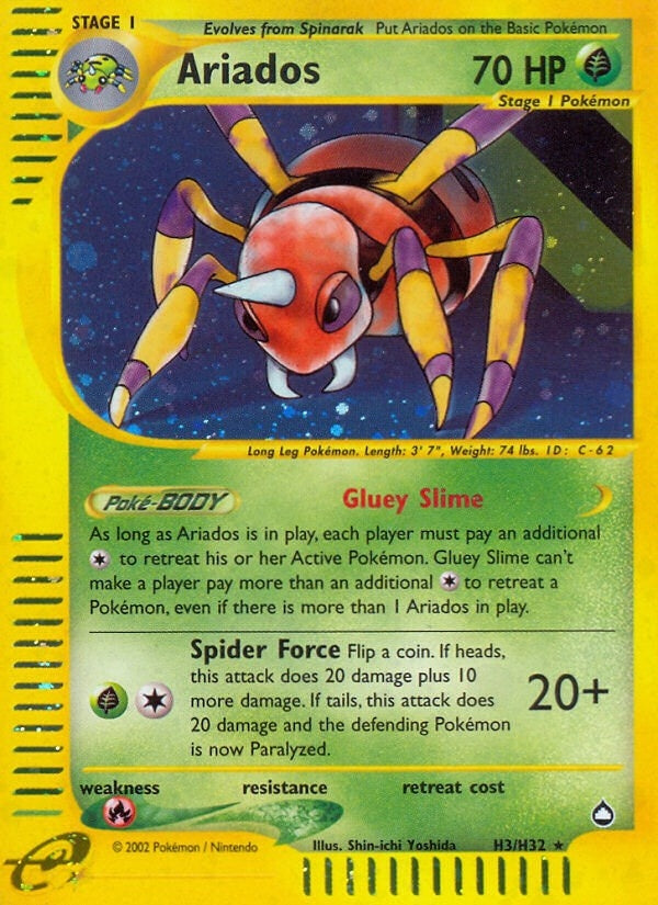 Image for Ariados (H3) (H03/H32) (Aquapolis) - Pokemon