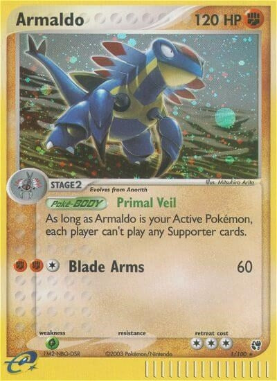 Image for Armaldo (1/100) (Sandstorm) - Pokemon