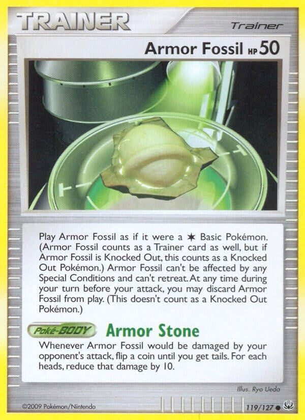Image for Armor Fossil (119/127) (Platinum) - Pokemon