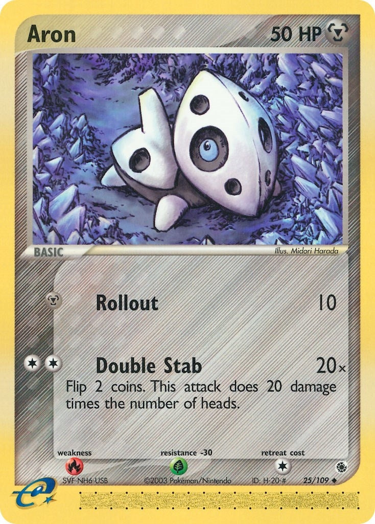 Image for Aron (25/109) (Ruby and Sapphire) - Pokemon