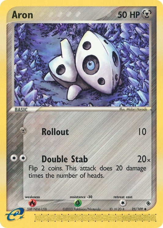 Image for Aron (25/109) (Ruby and Sapphire) - Pokemon