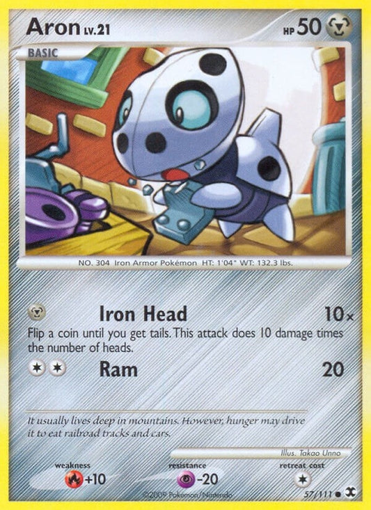 Image for Aron (57/111) (Rising Rivals) - Pokemon
