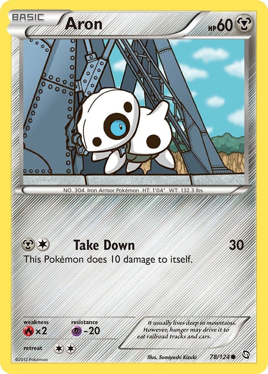 Image for Aron (78/124) (Dragons Exalted) - Pokemon