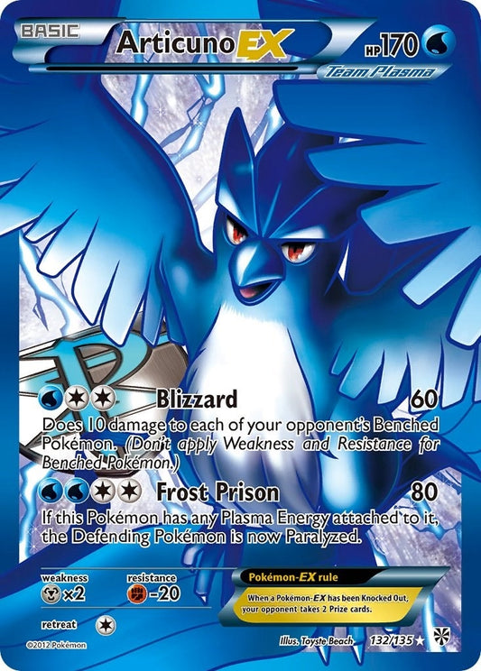 Image for Articuno EX (Team Plasma) (132 Full Art) (132/135) (Plasma Storm) - Pokemon