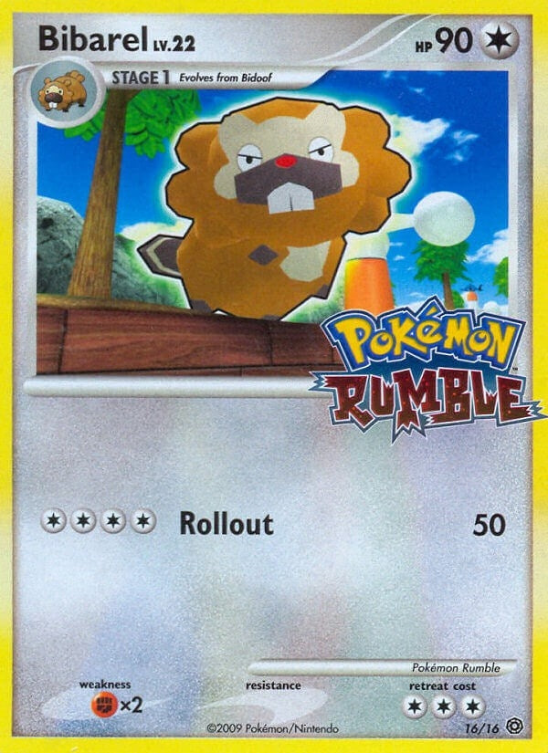 Image for Bibarel (16) (Rumble) - Pokemon
