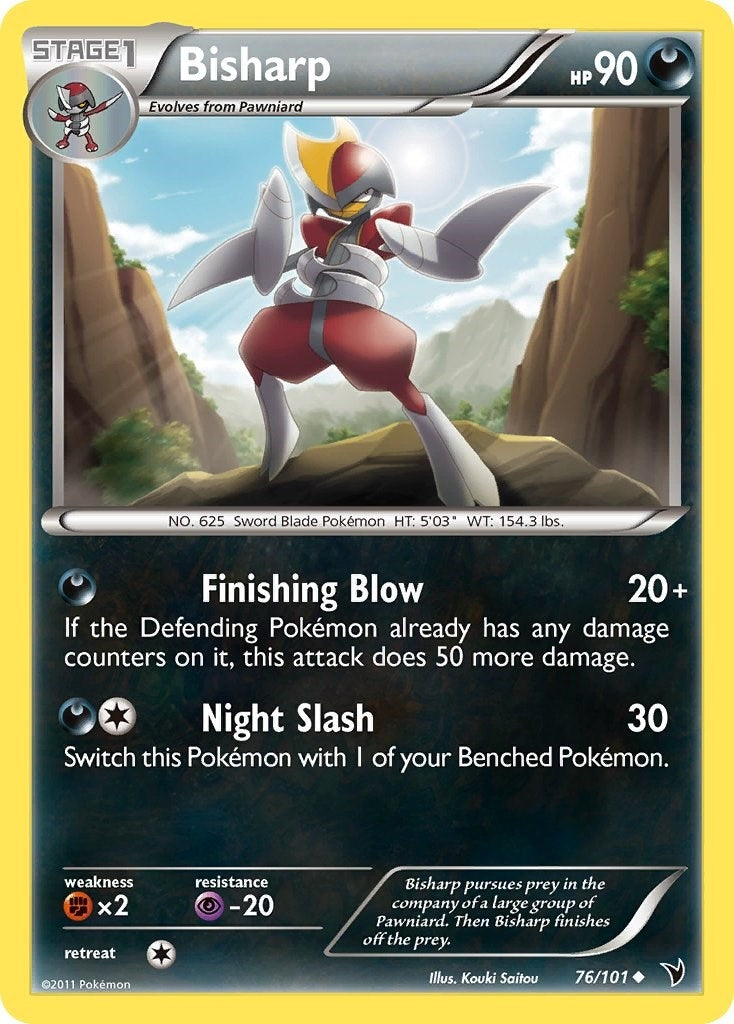Image for Bisharp (76) (76/101) (Noble Victories) - Pokemon