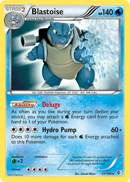 Image for Blastoise (31/149) (Boundaries Crossed) - Pokemon