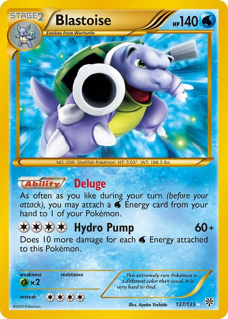 Image for Blastoise (137/135) (Plasma Storm) - Pokemon