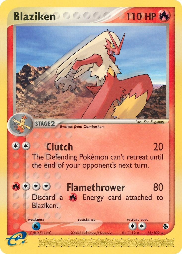 Image for Blaziken (15/109) (Ruby and Sapphire) - Pokemon