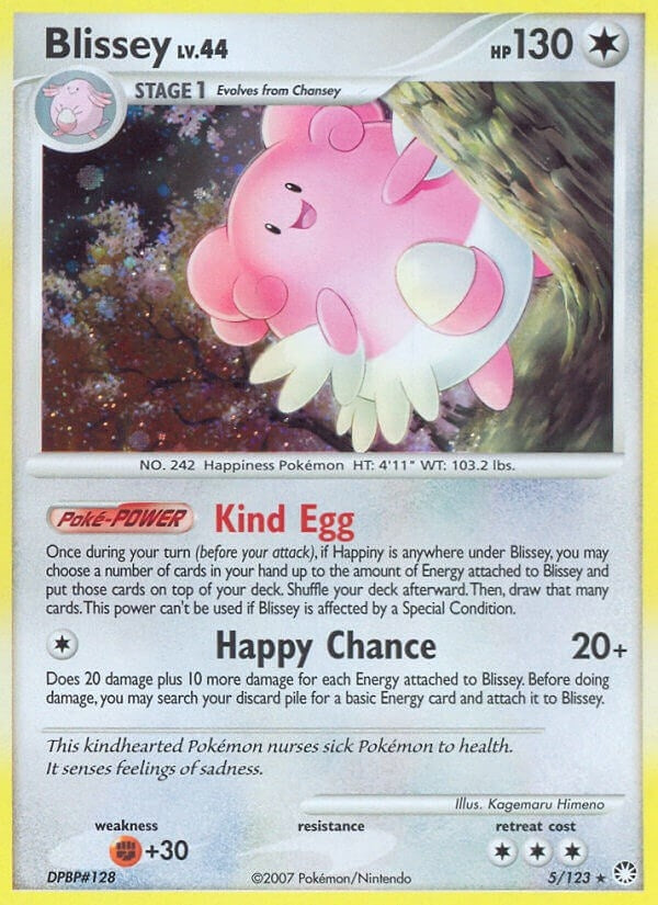 Image for Blissey (5/123) (Mysterious Treasures) - Pokemon