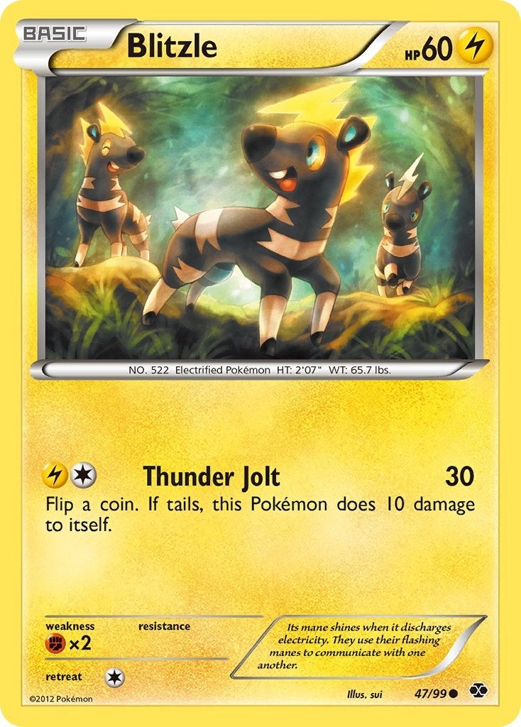 Image for Blitzle (47/99) (Next Destinies) - Pokemon