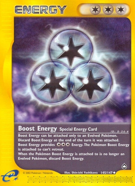 Image for Boost Energy (145/147) (Aquapolis) - Pokemon