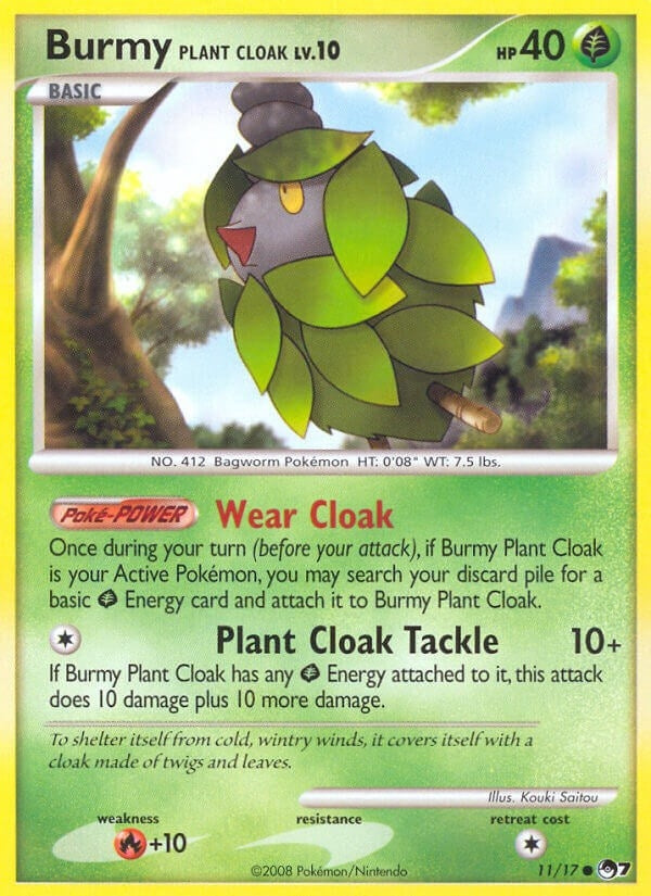 Image for Burmy Plant Cloak (011/017) (POP Series 7) - Pokemon