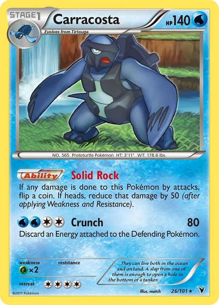 Image for Carracosta (26/101) (Noble Victories) - Pokemon
