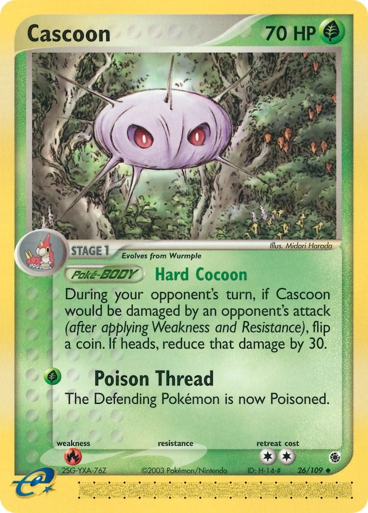 Image for Cascoon (26/109) (Ruby and Sapphire) - Pokemon