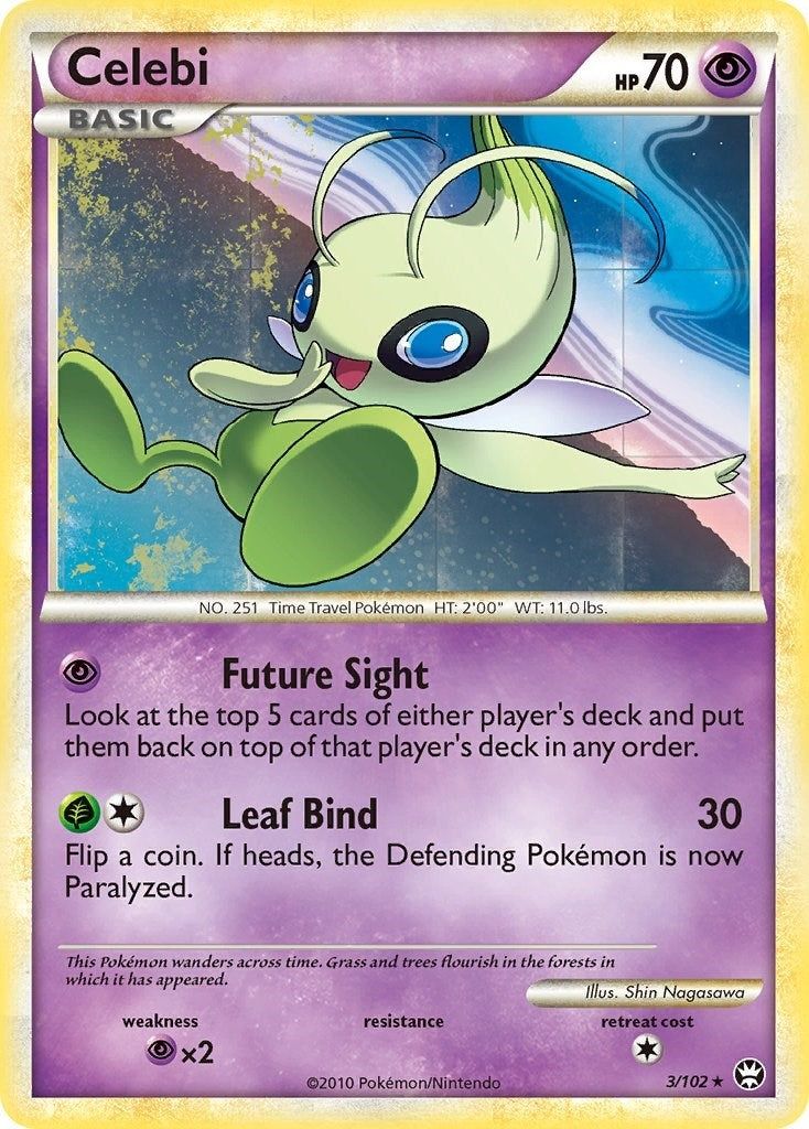 Image for Celebi (3/102) (Triumphant) - Pokemon