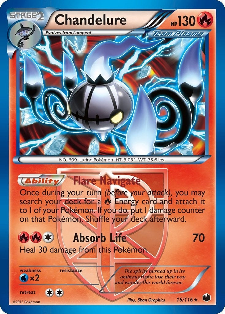 Image for Chandelure (Team Plasma) (16/116) (Plasma Freeze) - Pokemon