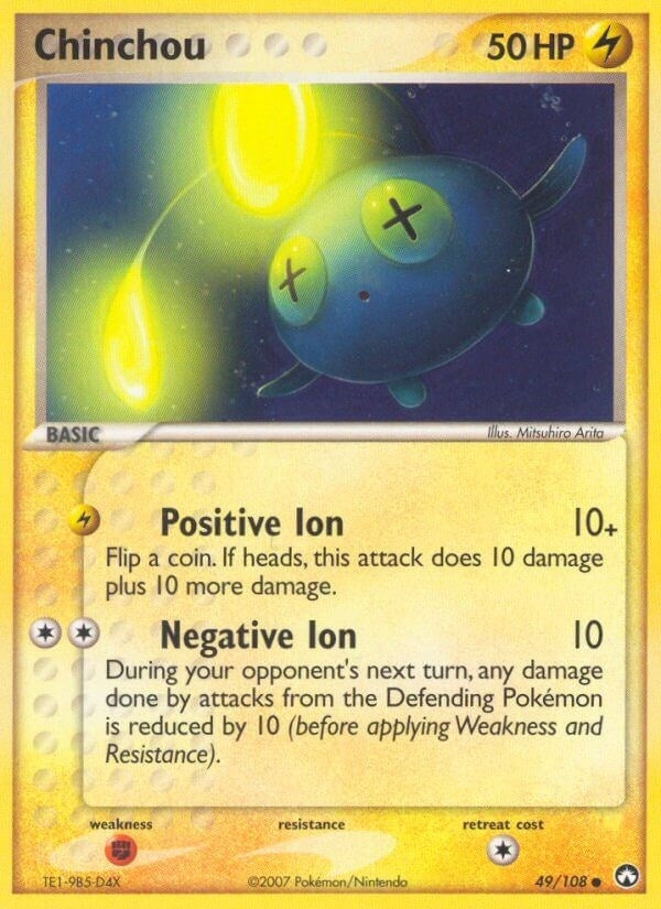 Image for Chinchou (49/108) (Power Keepers) - Pokemon