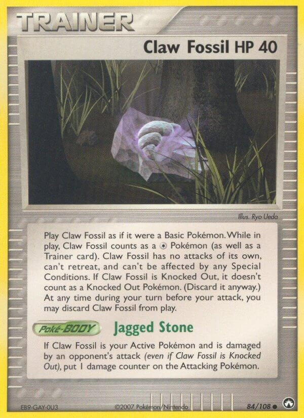 Image for Claw Fossil (84/108) (Power Keepers) - Pokemon