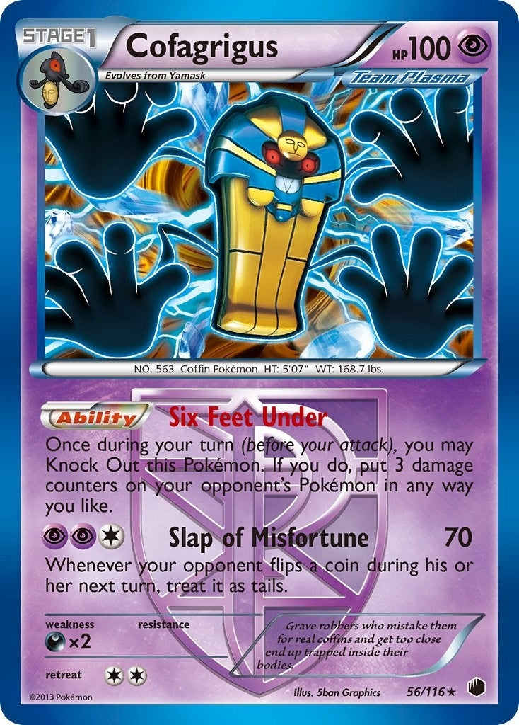 Image for Cofagrigus (Team Plasma) (56) (56/116) (Plasma Freeze) - Pokemon